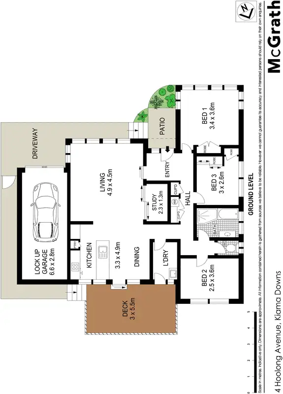 Floorplan of Homely house listing, 4 Hoolong Avenue, Kiama Downs NSW 2533