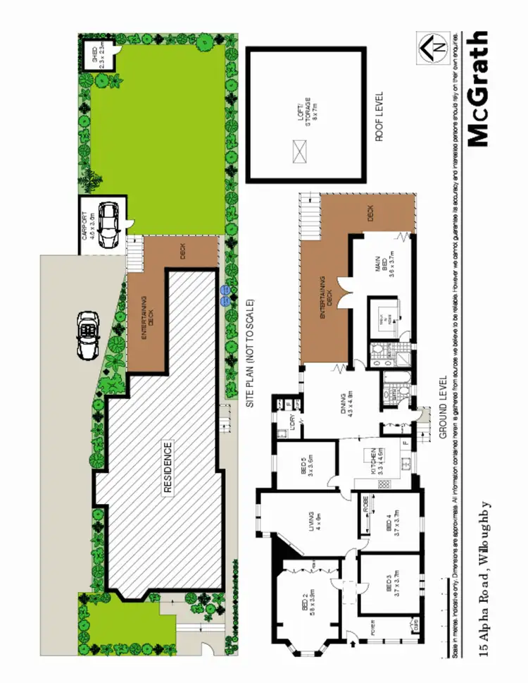 Floorplan of Homely house listing, 15 Alpha Road, Willoughby NSW 2068