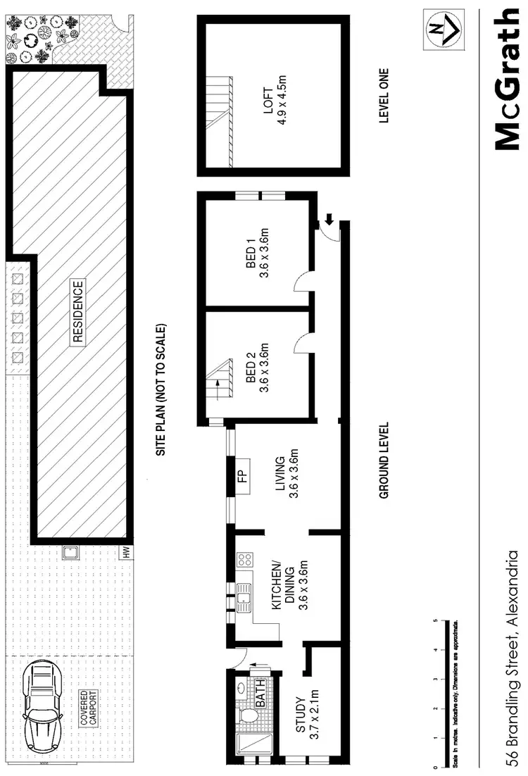 Floorplan of Homely house listing, 56 Brandling Street, Alexandria NSW 2015