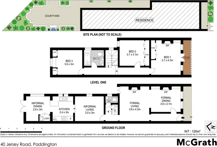 Floorplan of Homely house listing, 40 Jersey Road, Paddington NSW 2021