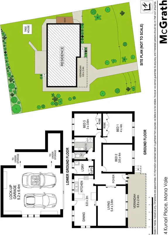 Floorplan of Homely house listing, 4 Kunari Place, Mona Vale NSW 2103