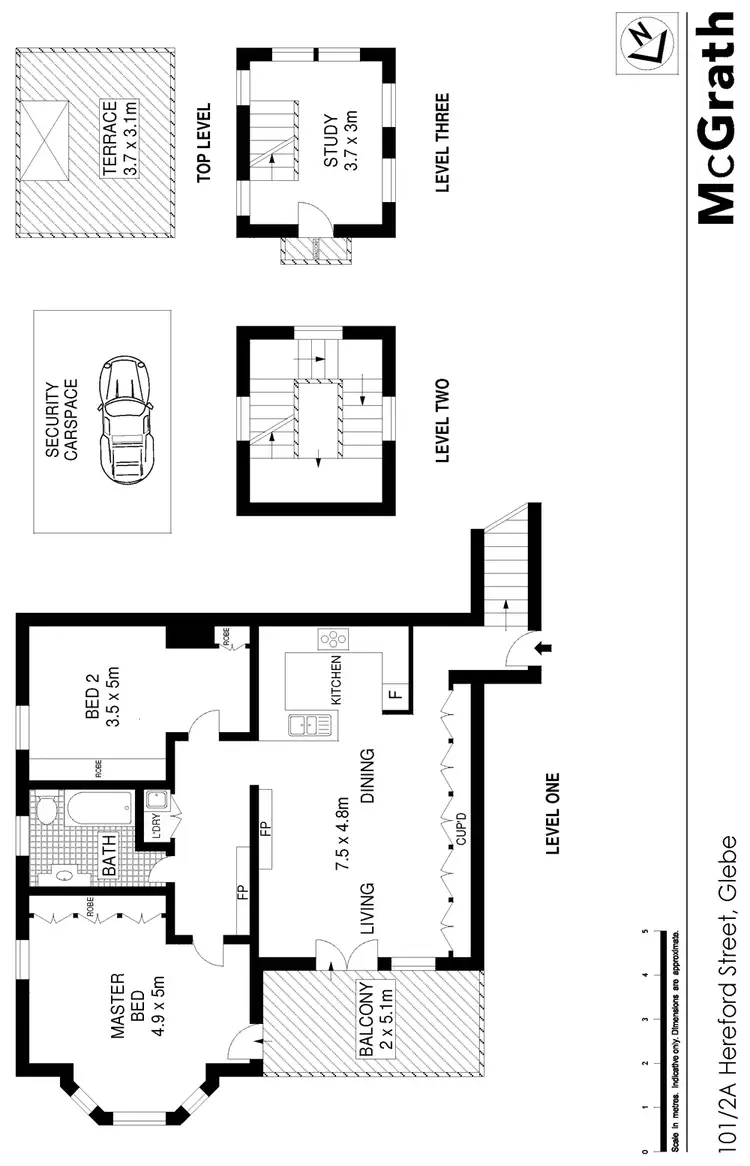 Floorplan of Homely apartment listing, 101/2A Hereford Street, Glebe NSW 2037