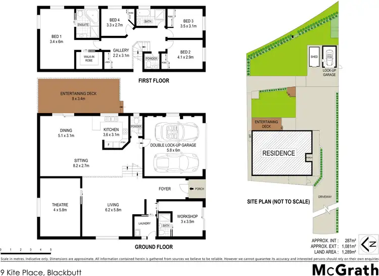 Floorplan of Homely house listing, 9 Kite Place, Blackbutt NSW 2529