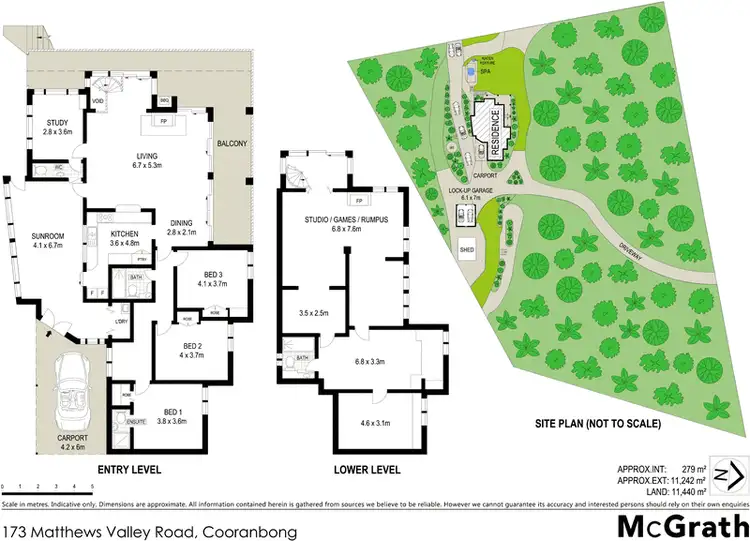 Floorplan of Homely house listing, 173 Matthews Valley Road, Cooranbong NSW 2265