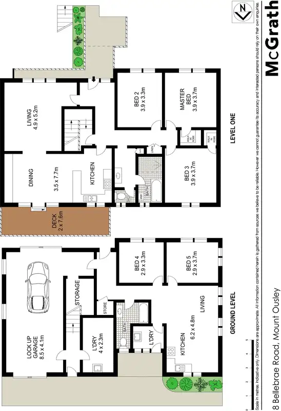 Floorplan of Homely house listing, 8 Bellebrae Avenue, Mount Ousley NSW 2519