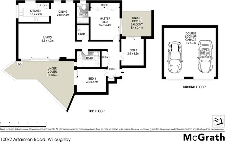 Floorplan of Homely apartment listing, 100/2 Artarmon Road, Willoughby NSW 2068