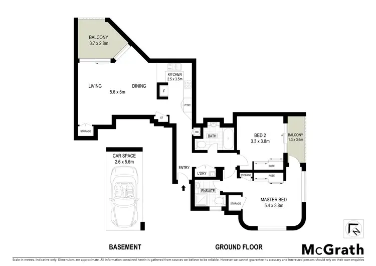 Floorplan of Homely apartment listing, 9/14 Jefferson Lane, Palm Beach QLD 4221