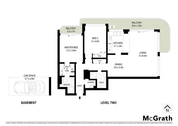 Floorplan of Homely apartment listing, 2B/3540 Main Beach Parade, Main Beach QLD 4217