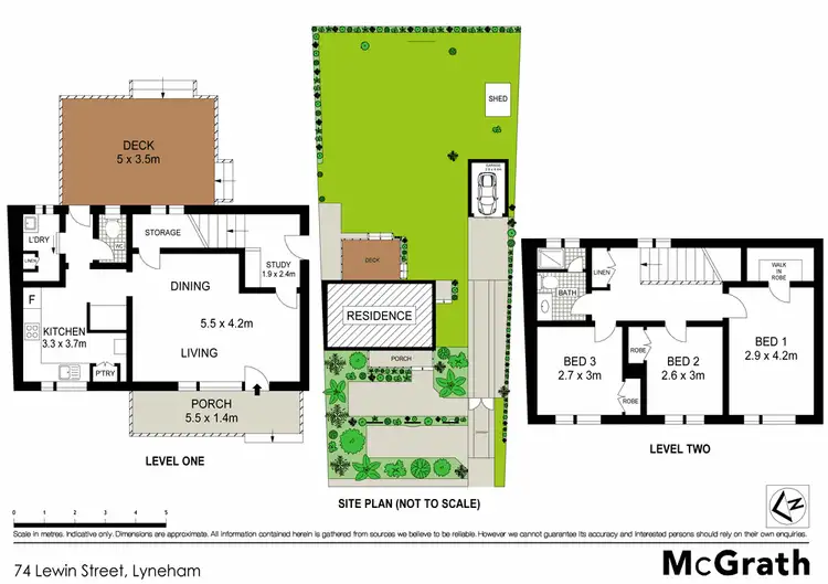 Floorplan of Homely villa listing, 74 Lewin Street, Lyneham ACT 2602