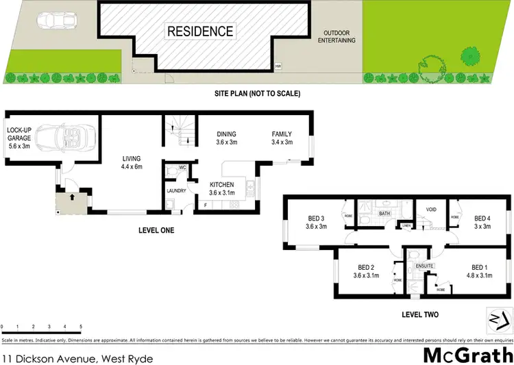 Floorplan of Homely house listing, 11 Dickson Avenue, West Ryde NSW 2114
