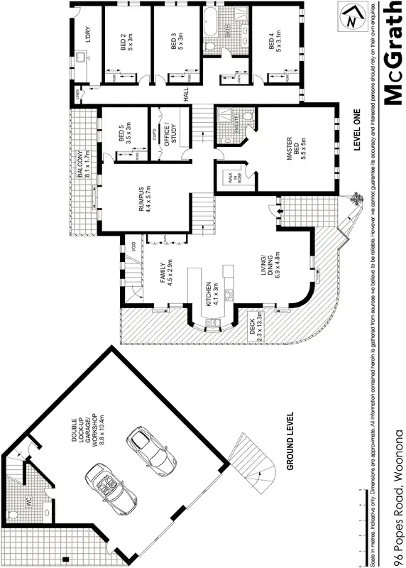 Floorplan of Homely house listing, 96 Popes Road, Woonona NSW 2517