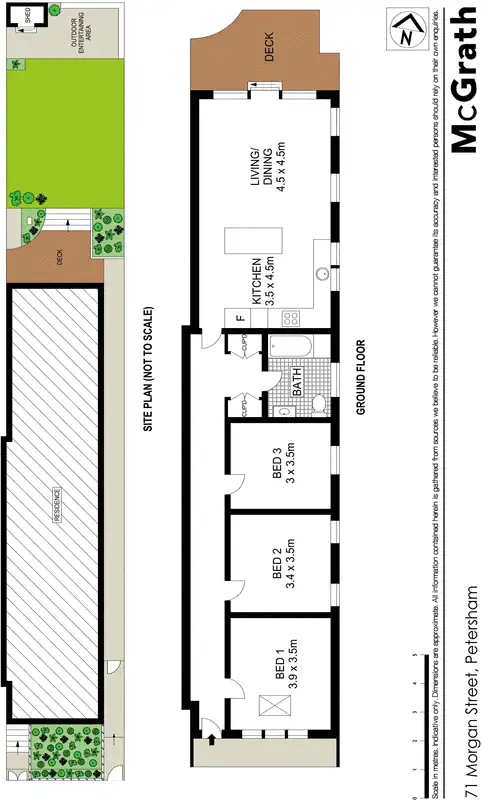 Floorplan of Homely house listing, 71 Morgan Street, Petersham NSW 2049
