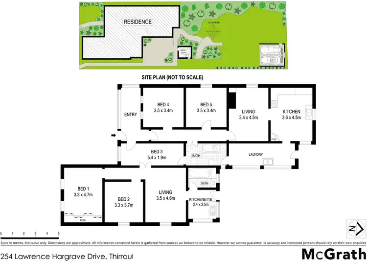 Floorplan of Homely house listing, 254 Lawrence Hargrave Drive, Thirroul NSW 2515