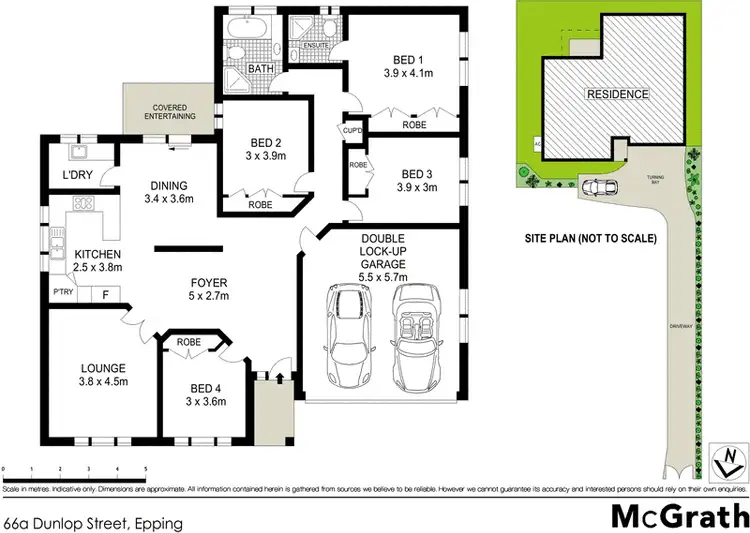 Floorplan of Homely house listing, 66A Dunlop Street, Epping NSW 2121