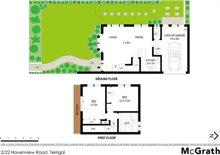 Floorplan of Homely townhouse listing, 2/22 Havenview Road, Terrigal NSW 2260