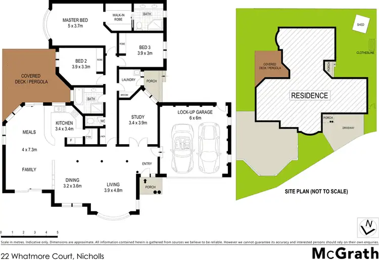Floorplan of Homely house listing, 22 Whatmore Court, Nicholls ACT 2913