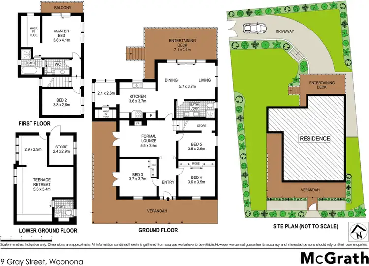 Floorplan of Homely house listing, 9 Gray Street, Woonona NSW 2517