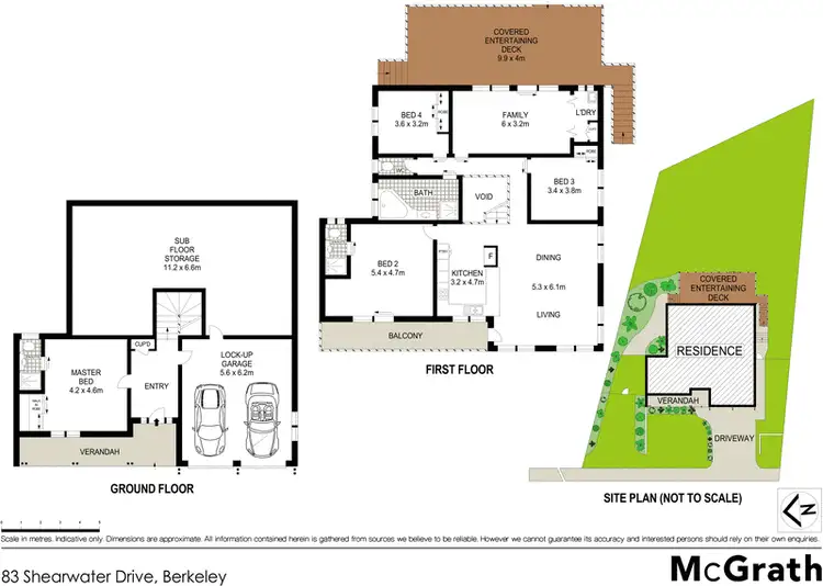 Floorplan of Homely house listing, 83 Shearwater Drive, Berkeley NSW 2506