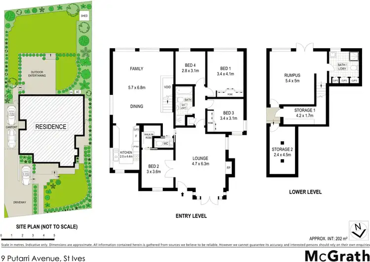Floorplan of Homely house listing, 9 Putarri Avenue, St Ives NSW 2075