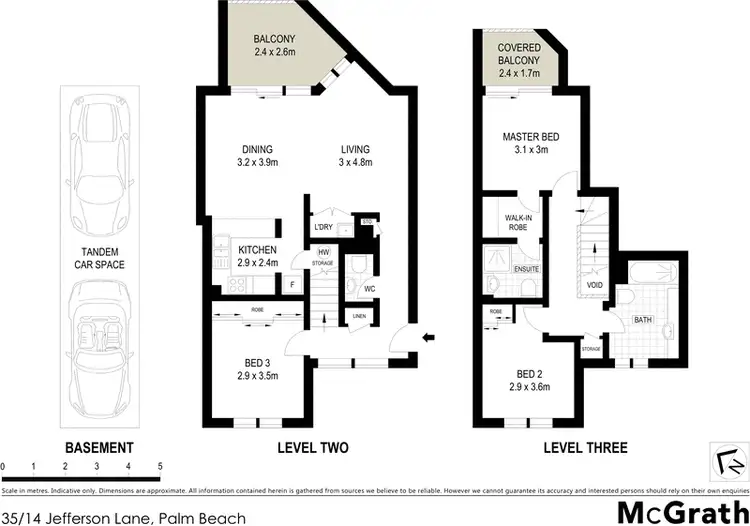Floorplan of Homely apartment listing, 35/14 Jefferson Lane, Palm Beach QLD 4221
