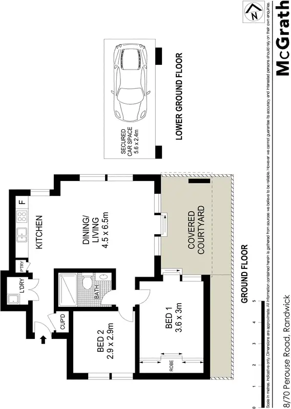 Floorplan of Homely apartment listing, 8/70 Perouse Road, Randwick NSW 2031