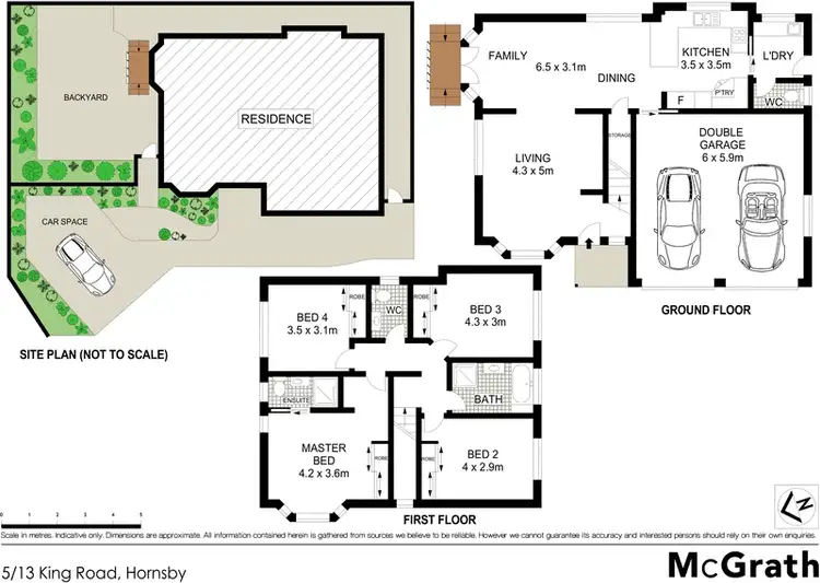 Floorplan of Homely house listing, 5/13 King Road, Hornsby NSW 2077