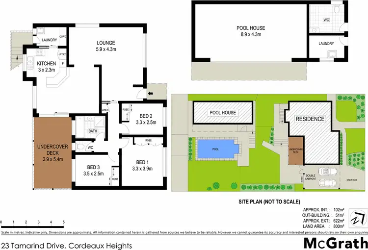 Floorplan of Homely house listing, 23 Tamarind Drive, Cordeaux Heights NSW 2526