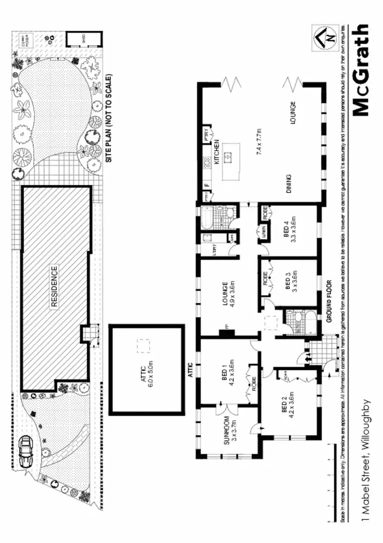 Floorplan of Homely house listing, 1 Mabel Street, Willoughby NSW 2068