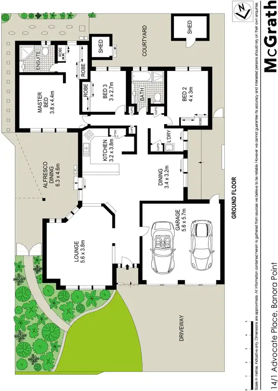 Floorplan of Homely house listing, 14/1 Advocate Place, Banora Point NSW 2486