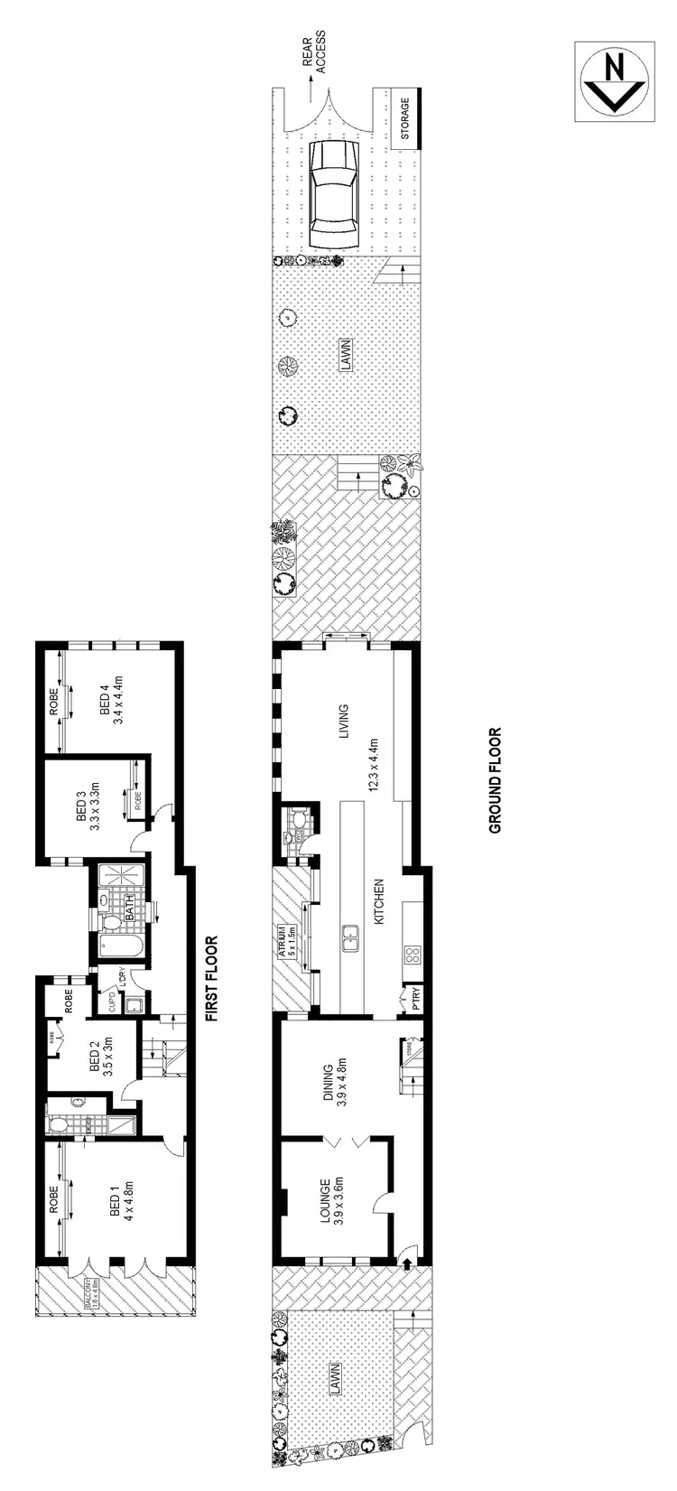 Floorplan of Homely house listing, 309 Bronte Road, Waverley NSW 2024