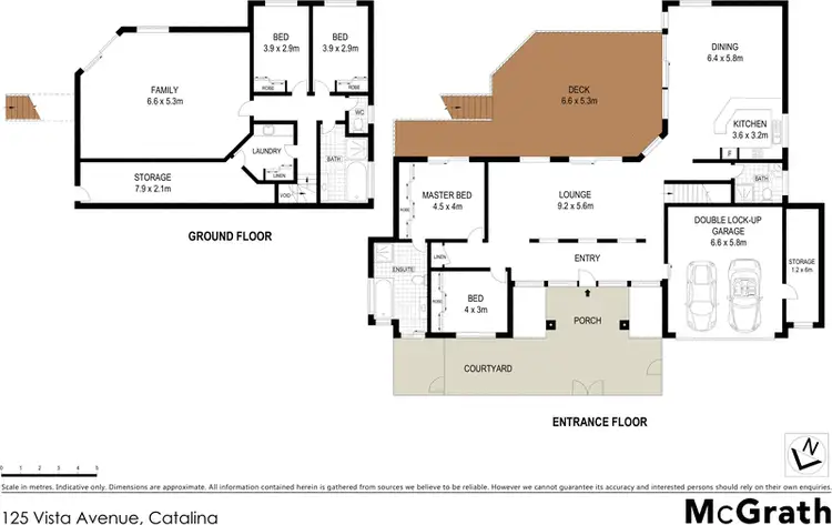 Floorplan of Homely house listing, 125 Vista Avenue, Batemans Bay NSW 2536