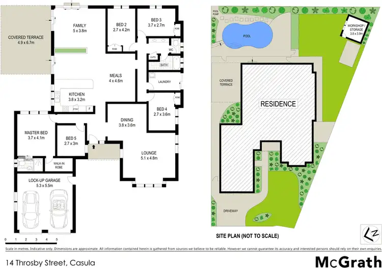 Floorplan of Homely house listing, 14 Throsby Street, Casula NSW 2170