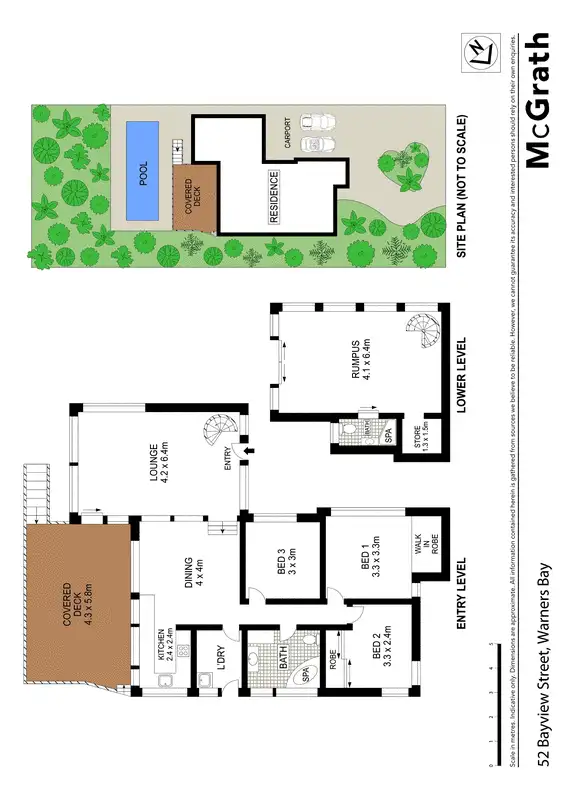 Floorplan of Homely house listing, 52 Bayview Street, Warners Bay NSW 2282