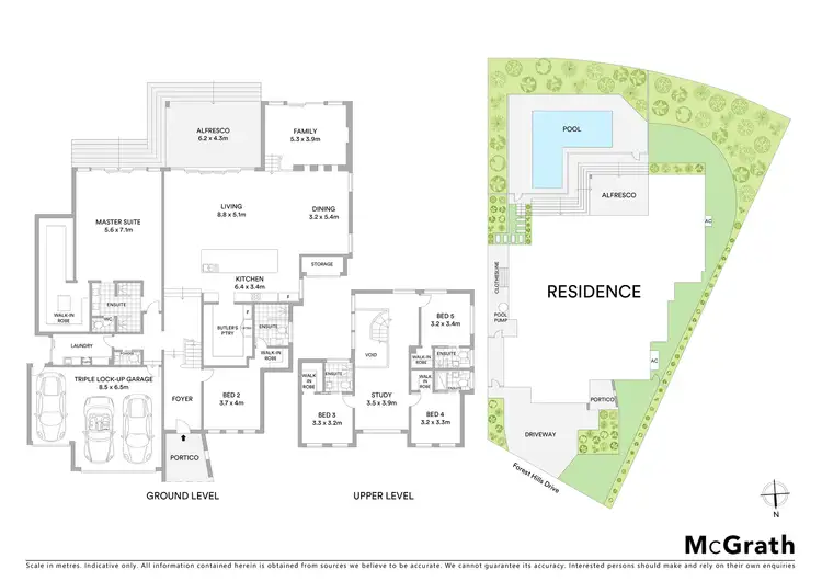 Floorplan of Homely house listing, 3101 Forest Hills Drive, Sanctuary Cove QLD 4212