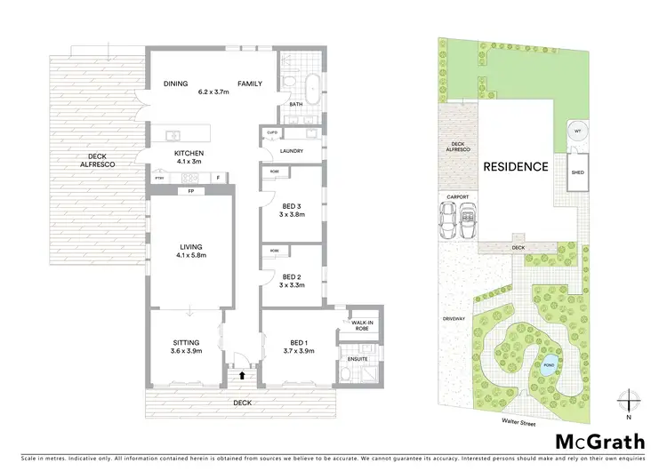 Floorplan of Homely house listing, 6 Walter Street, Mitcham VIC 3132