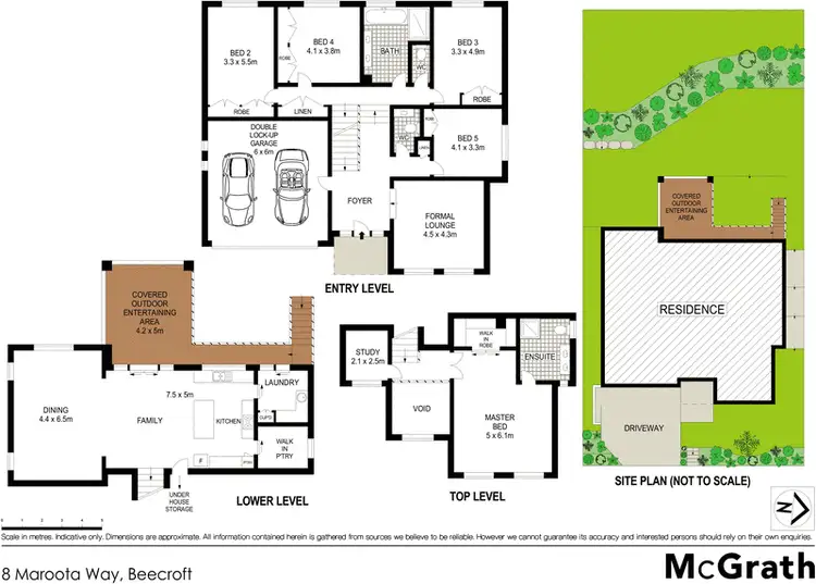 Floorplan of Homely house listing, 8 Maroota Way, Beecroft NSW 2119