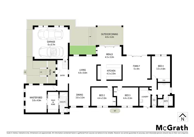 Floorplan of Homely house listing, 42 April Circuit, Bolwarra Heights NSW 2320