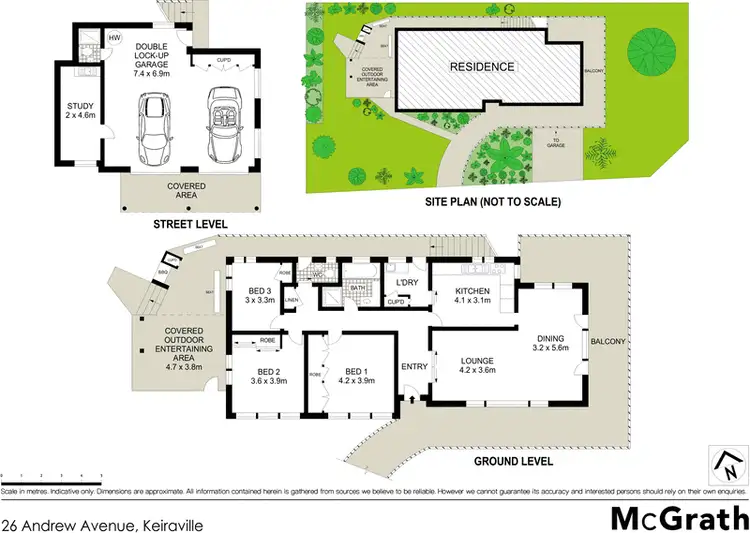 Floorplan of Homely house listing, 26 Andrew Avenue, Keiraville NSW 2500