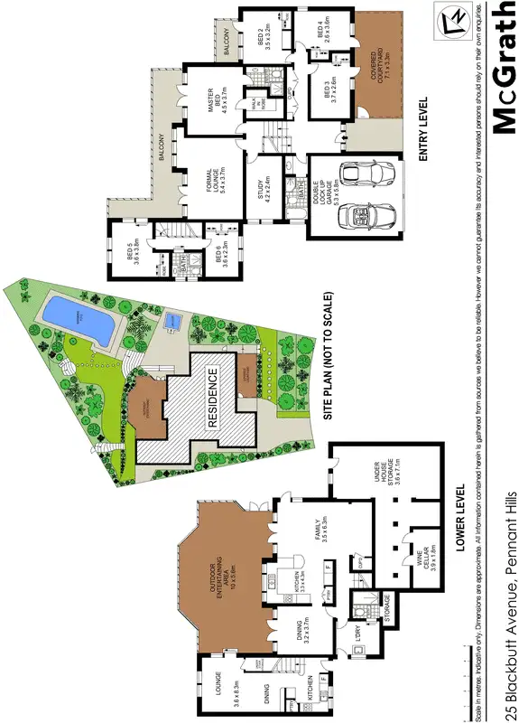 Floorplan of Homely house listing, 25 Blackbutt Avenue, Pennant Hills NSW 2120