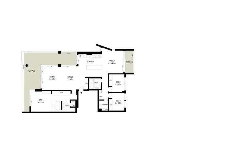 Floorplan of Homely apartment listing, 29206/2 Ephraim Island Parade, Paradise Point QLD 4216