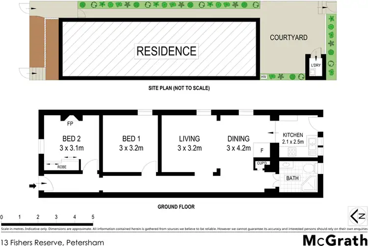 Floorplan of Homely house listing, 13 Fishers Reserve, Petersham NSW 2049