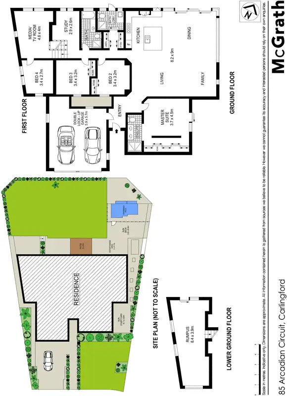 Floorplan of Homely house listing, 85 Arcadian Circuit, Carlingford NSW 2118