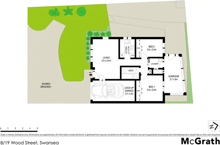 Floorplan of Homely villa listing, 8/19 Wood Street, Swansea NSW 2281