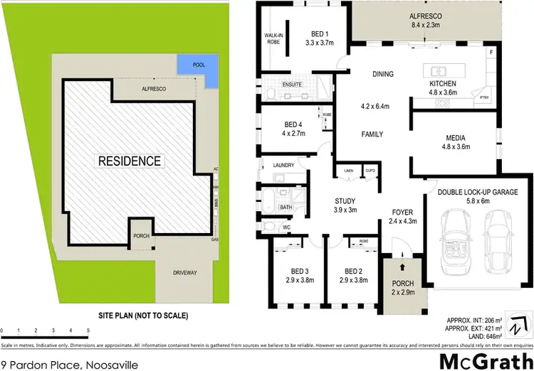 Floorplan of Homely house listing, 9 Pardon Place, Noosaville QLD 4566