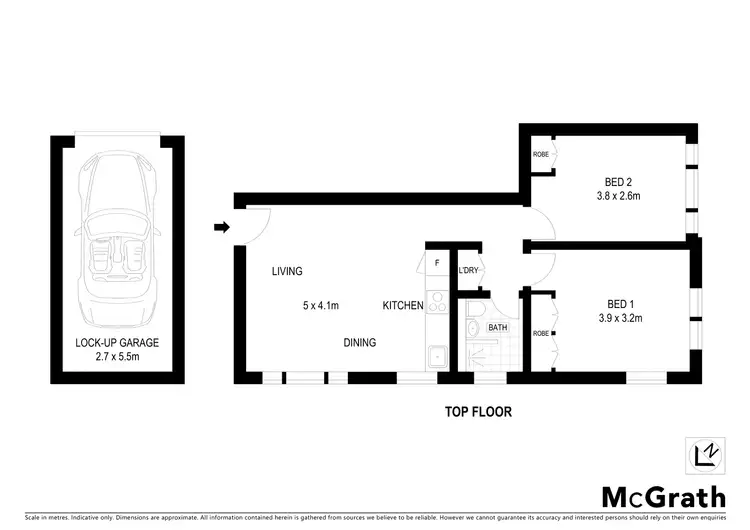 Floorplan of Homely apartment listing, 9/58 Dover Road, Rose Bay NSW 2029