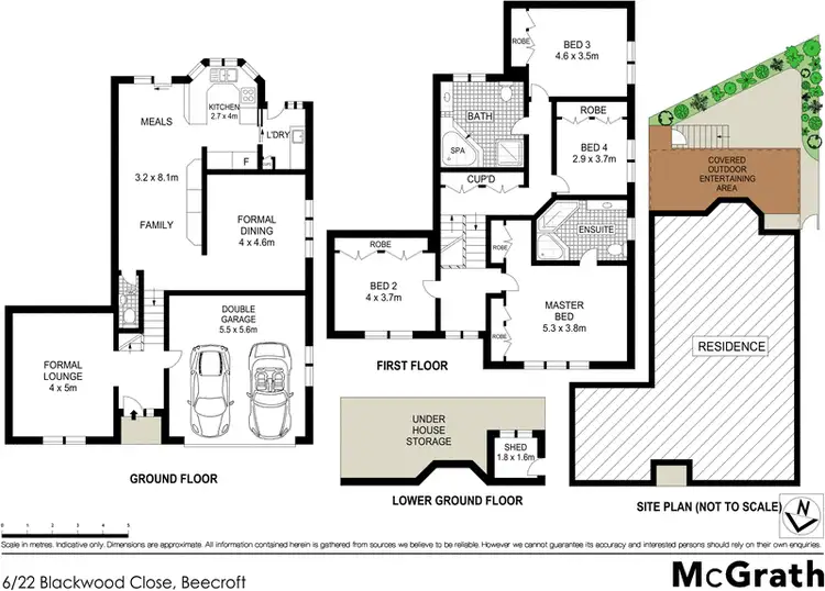Floorplan of Homely house listing, 6/22 Blackwood Close, Beecroft NSW 2119