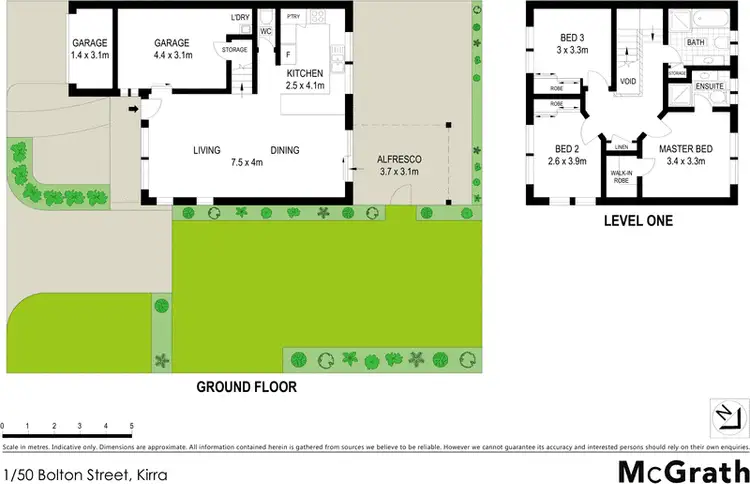 Floorplan of Homely townhouse listing, 1/50 Bolton Street, Kirra QLD 4225
