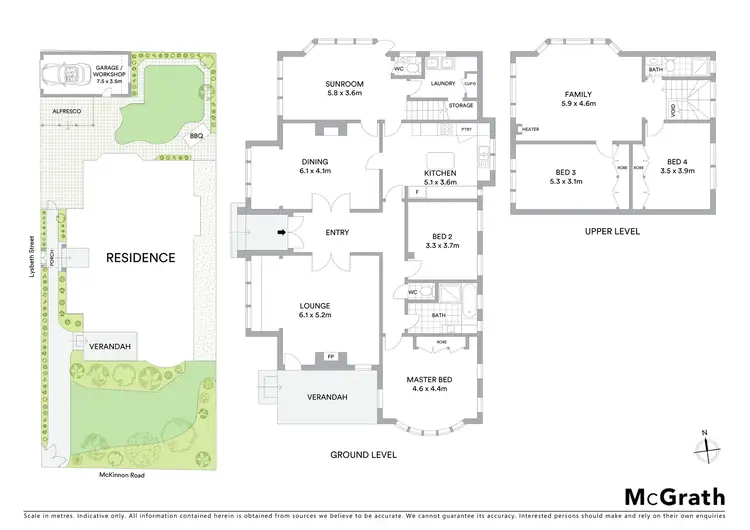 Floorplan of Homely house listing, 55 McKinnon Road, Mckinnon VIC 3204