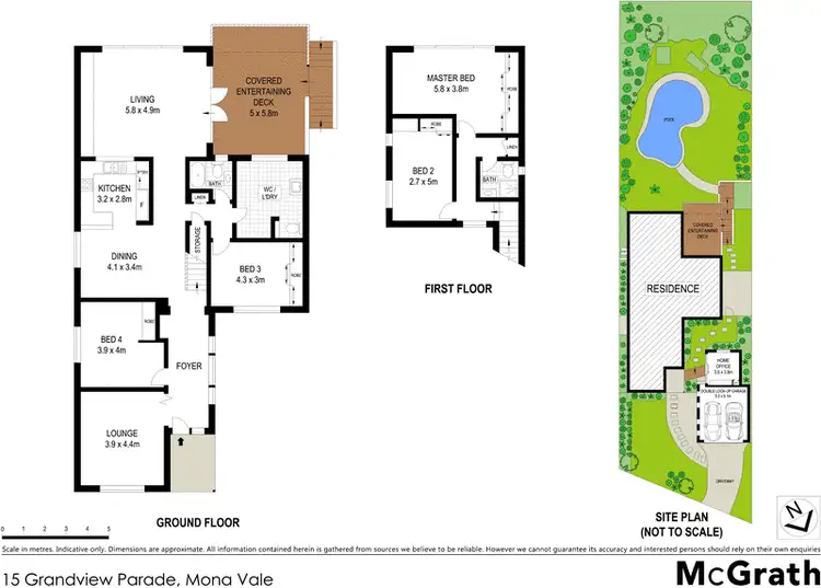 Floorplan of Homely house listing, 15 Grandview Parade, Mona Vale NSW 2103