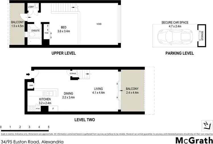 Floorplan of Homely apartment listing, 34/95 Euston Road, Alexandria NSW 2015